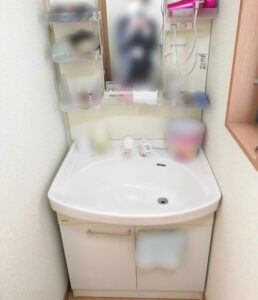 リフォーム前_洗面