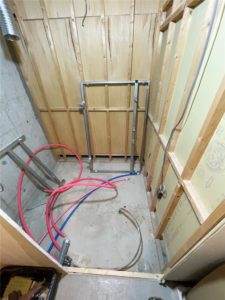 お風呂　施工中