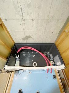 お風呂　施工中-2