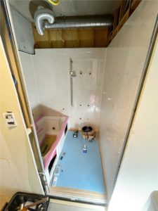 お風呂　施工中-3