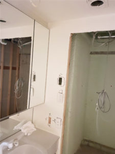 お風呂　施工中-2