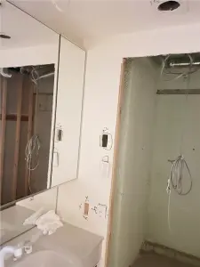 お風呂　施工中-2