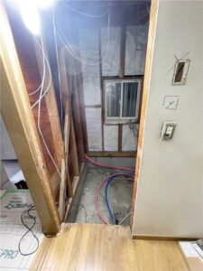 お風呂　施工中-2