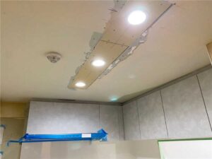 キッチン施工中-2