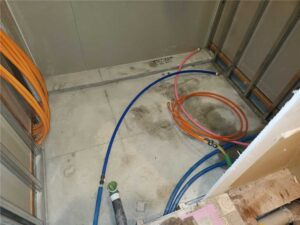 お風呂　施工中-1