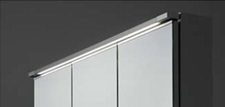 TOTOドレーナ LED照明付き木製鏡