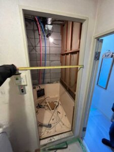お風呂　施工中-3