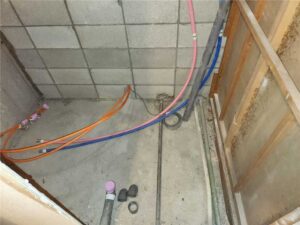 お風呂　施工中-1