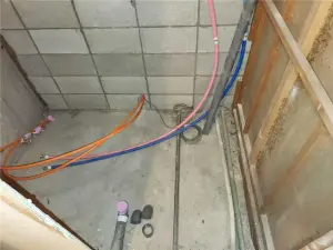 お風呂　施工中-1
