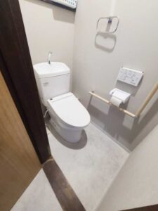 トイレ施工後　ピュアレストQR