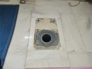 トイレ施工中