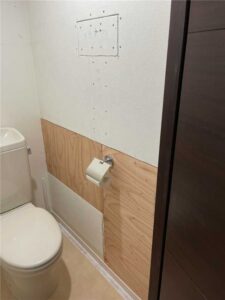 トイレ施工中-1