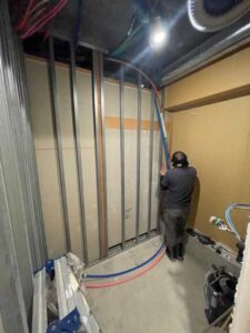 浴室リフォーム　施工中