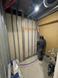 浴室リフォーム　施工中
