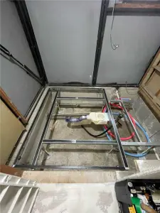 お風呂施工中