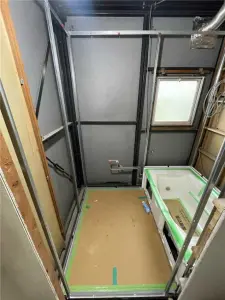 お風呂施工中