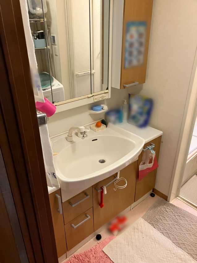 洗面台　施工前