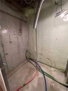 浴室　施工中-1