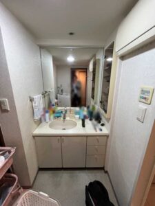 洗面台　施工前