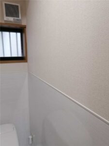 トイレ施工中