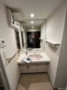 洗面施工前