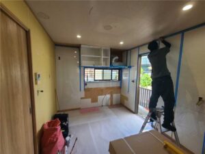 シエラ施工中