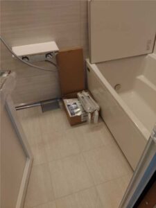 お風呂　施工中-3