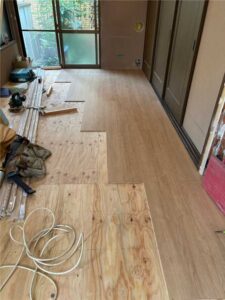 シエラ施工中