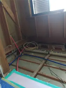 お風呂　施工中-1