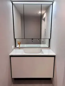 洗面施工後