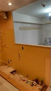 キッチン　施工中-6