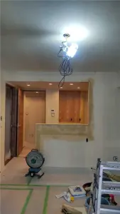 キッチン　施工中-4