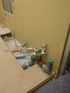 キッチン　施工中-2