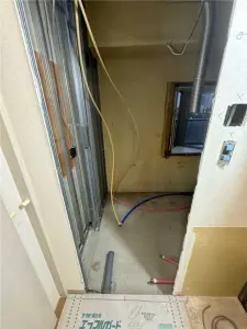 お風呂　施工中-2