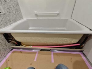 お風呂　施工中-3