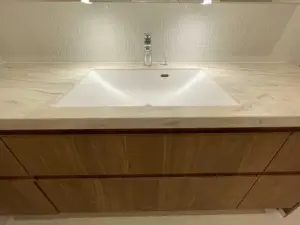 洗面施工後