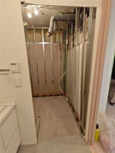 お風呂　施工中-1