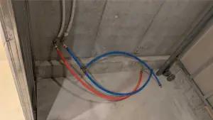お風呂　施工中-3