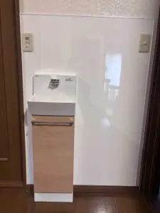 1Fトイレ　手洗い器リフォーム後