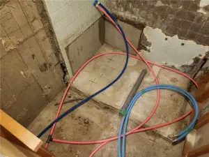 お風呂　施工中-1