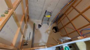お風呂　施工中-1