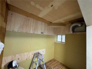 キッチン　施工中