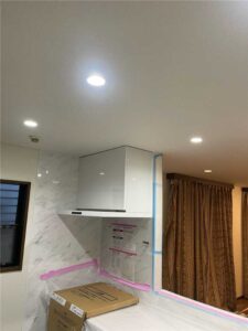 キッチン　施工中-3