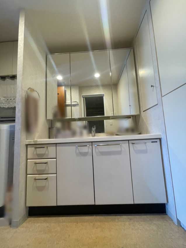 LIXIL カスタムバニティ リフォーム前_1