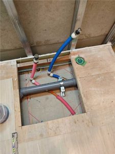 LIXIL カスタムバニティ リフォーム中_2