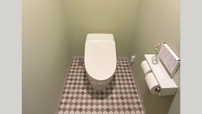 床下から直した安心トイレにリフォーム｜墨田区