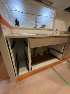 タカラスタンダード トレーシア リフォーム中_3