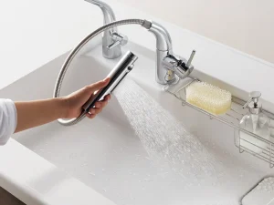 水ほうき水栓(ハンドシャワー式・エアイン)