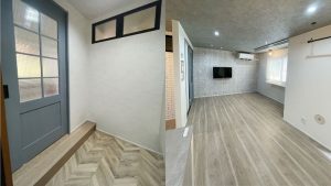 玄関から一新したモダンな住まいにリフォーム｜墨田区