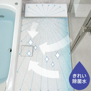 床ワイパー洗浄(きれい除菌水)